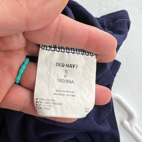 Old Navy Halter Dress Navy Blue Ladies Small - Picture 4 of 4